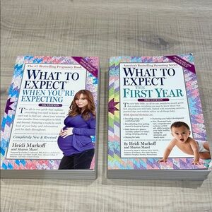 What to Expect Book book bundle “when you’re expecting” “the first year”